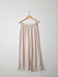Abercrombie Linen Blend Wide Leg Pants (M)