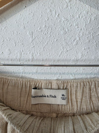 Abercrombie Linen Blend Wide Leg Pants (M)
