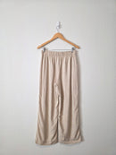 Abercrombie Linen Blend Wide Leg Pants (M)