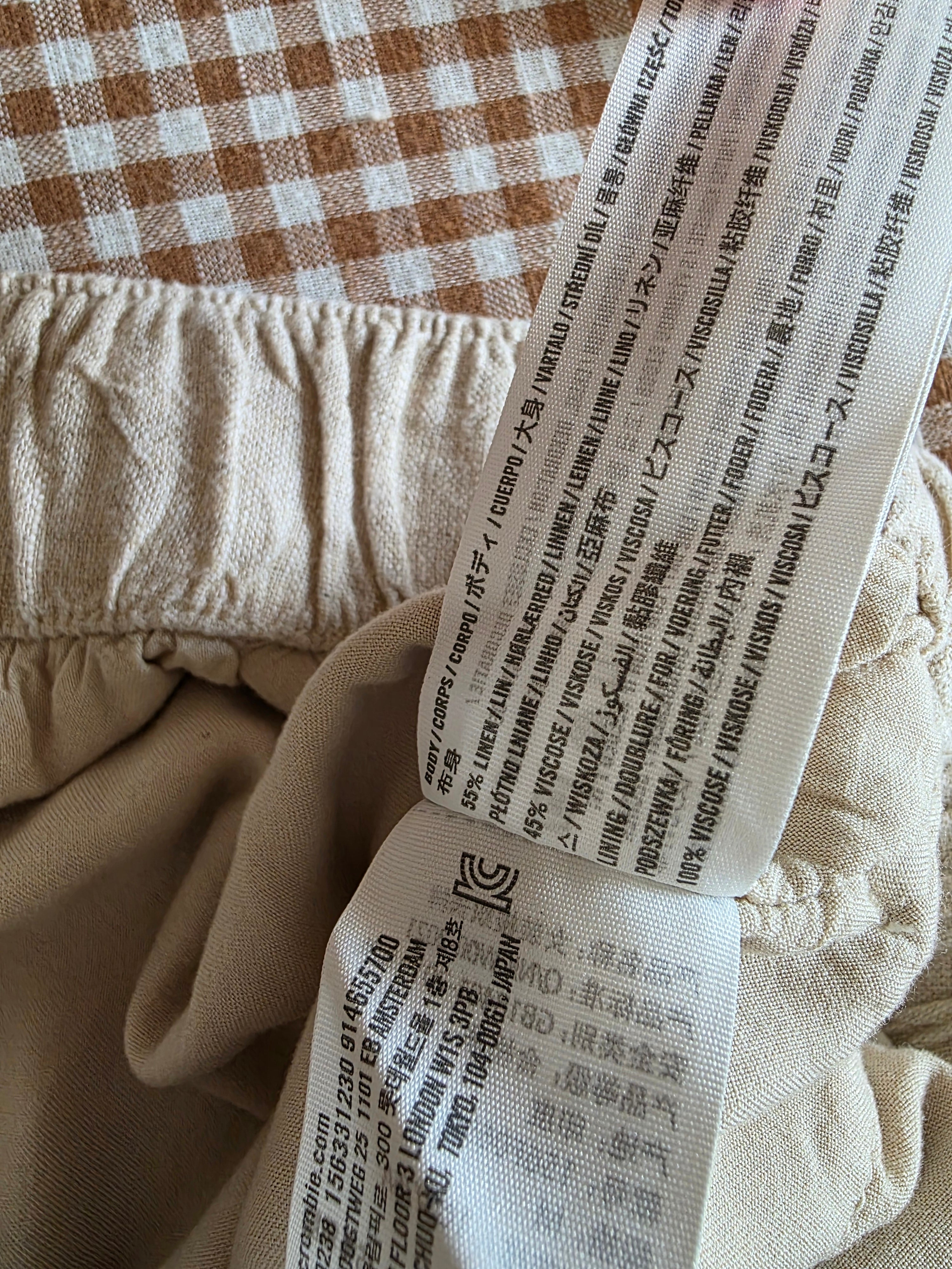 Abercrombie Linen Blend Wide Leg Pants (M)