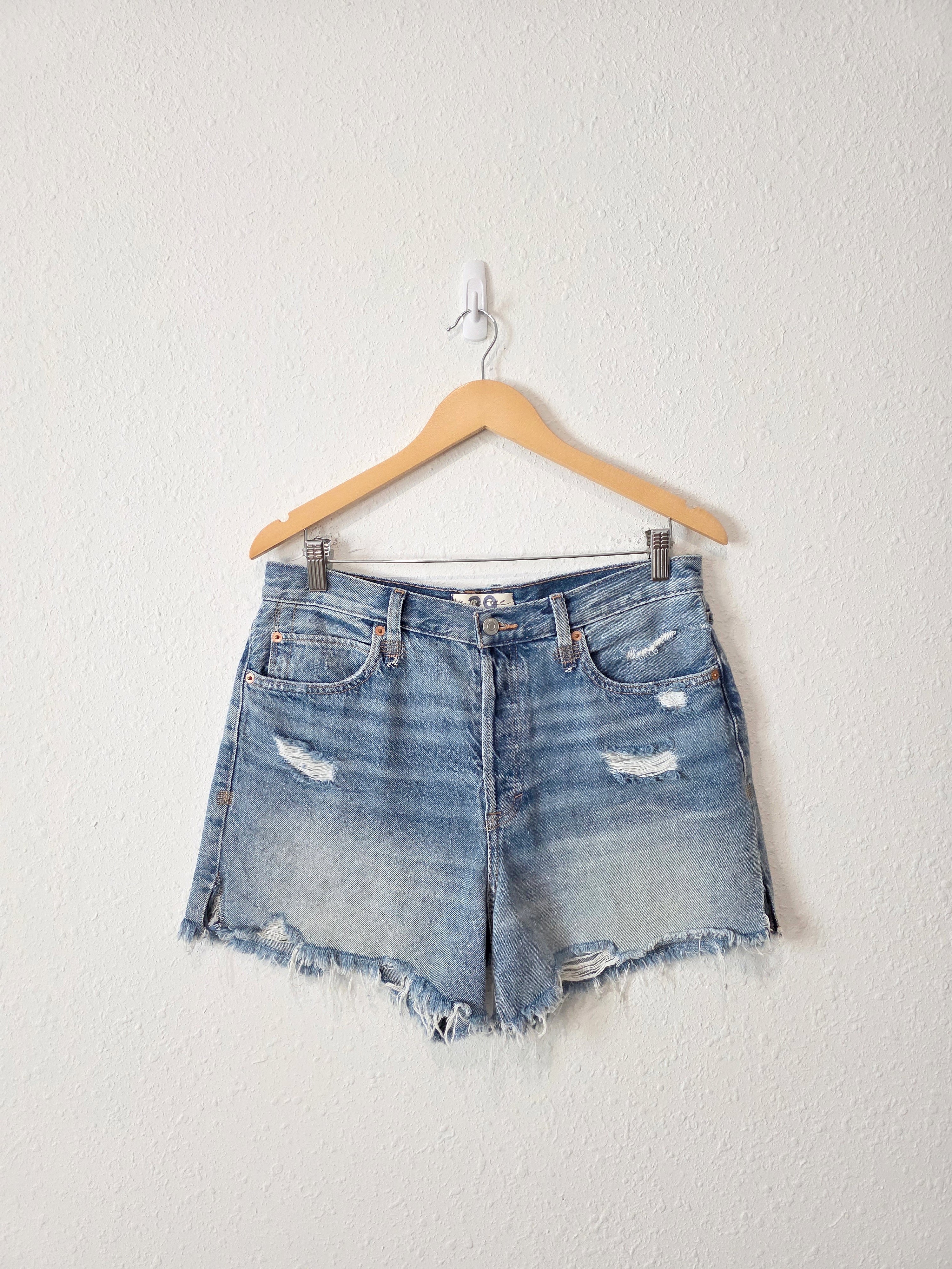Free People Relaxed Denim Shorts (29)
