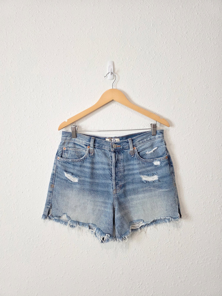 Free People Relaxed Denim Shorts (29)