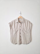 Madewell Linen Button Up Shirt (S)