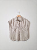 Madewell Linen Button Up Shirt (S)