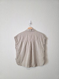 Madewell Linen Button Up Shirt (S)