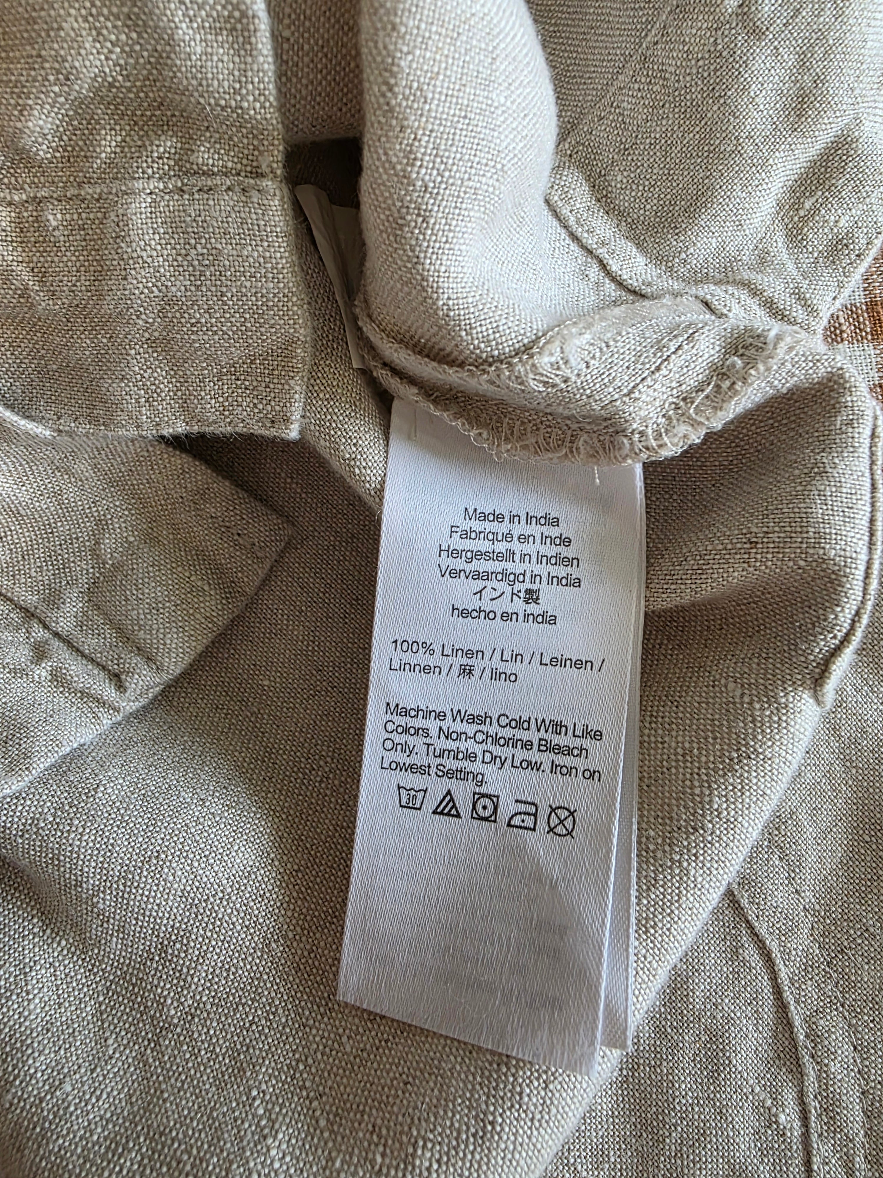 Madewell Linen Button Up Shirt (S)
