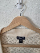 Splendid Neutral Crochet Cardigan (XS)