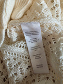 Splendid Neutral Crochet Cardigan (XS)