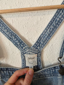 Aerie Light Wash Denim Shortalls (S)