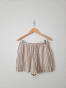 Gap Linen Blend Striped Shorts (S)