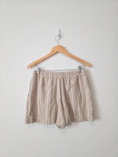 Gap Linen Blend Striped Shorts (S)