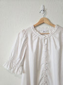 Gap Puff Sleeve Cotton Blouse (M)