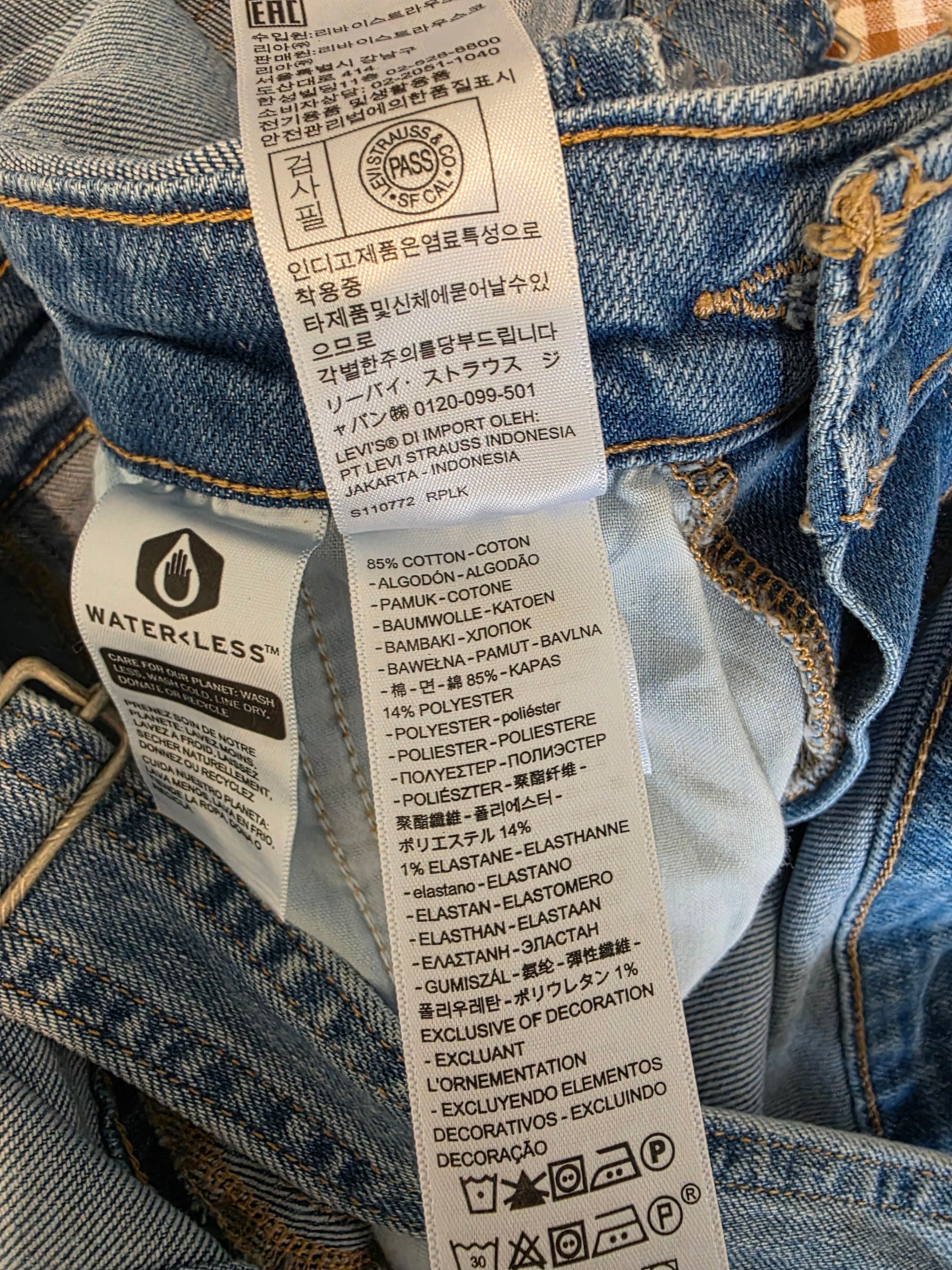 Levi's Denim Shortalls (24W)