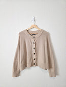 Quince Organic Cotton Cardigan (L)