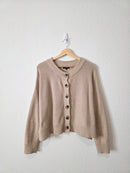 Quince Organic Cotton Cardigan (L)