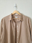 J.Crew Striped Button Up Shirt (L)