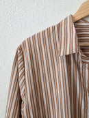J.Crew Striped Button Up Shirt (L)