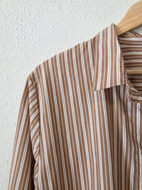 J.Crew Striped Button Up Shirt (L)