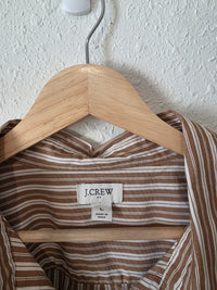 J.Crew Striped Button Up Shirt (L)
