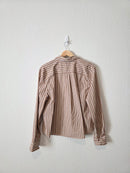 J.Crew Striped Button Up Shirt (L)