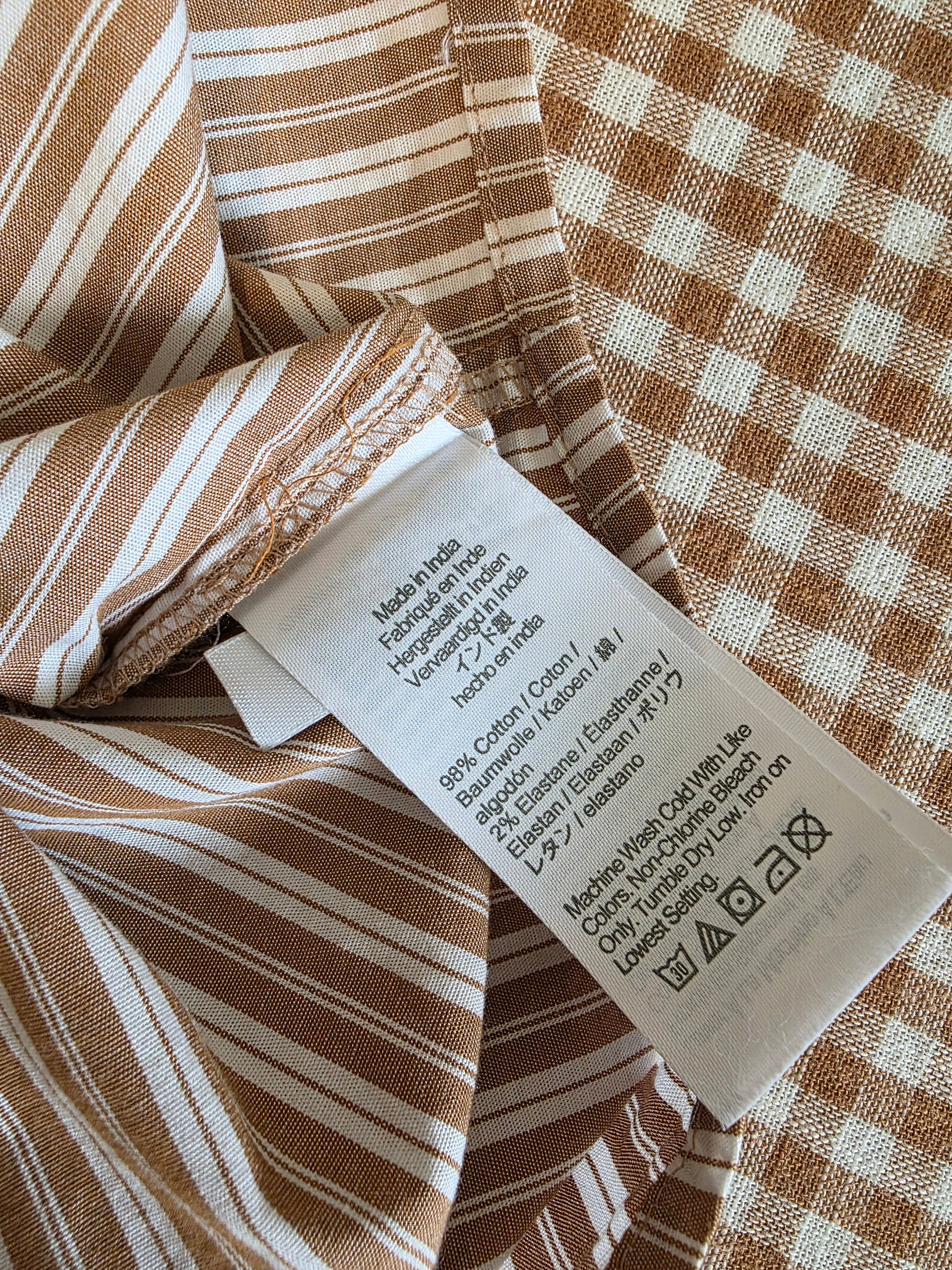 J.Crew Striped Button Up Shirt (L)