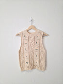 Zara Floral Embroidered Tank (S)