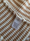 Grade & Gather Mustard Boxy Knit Top (S)