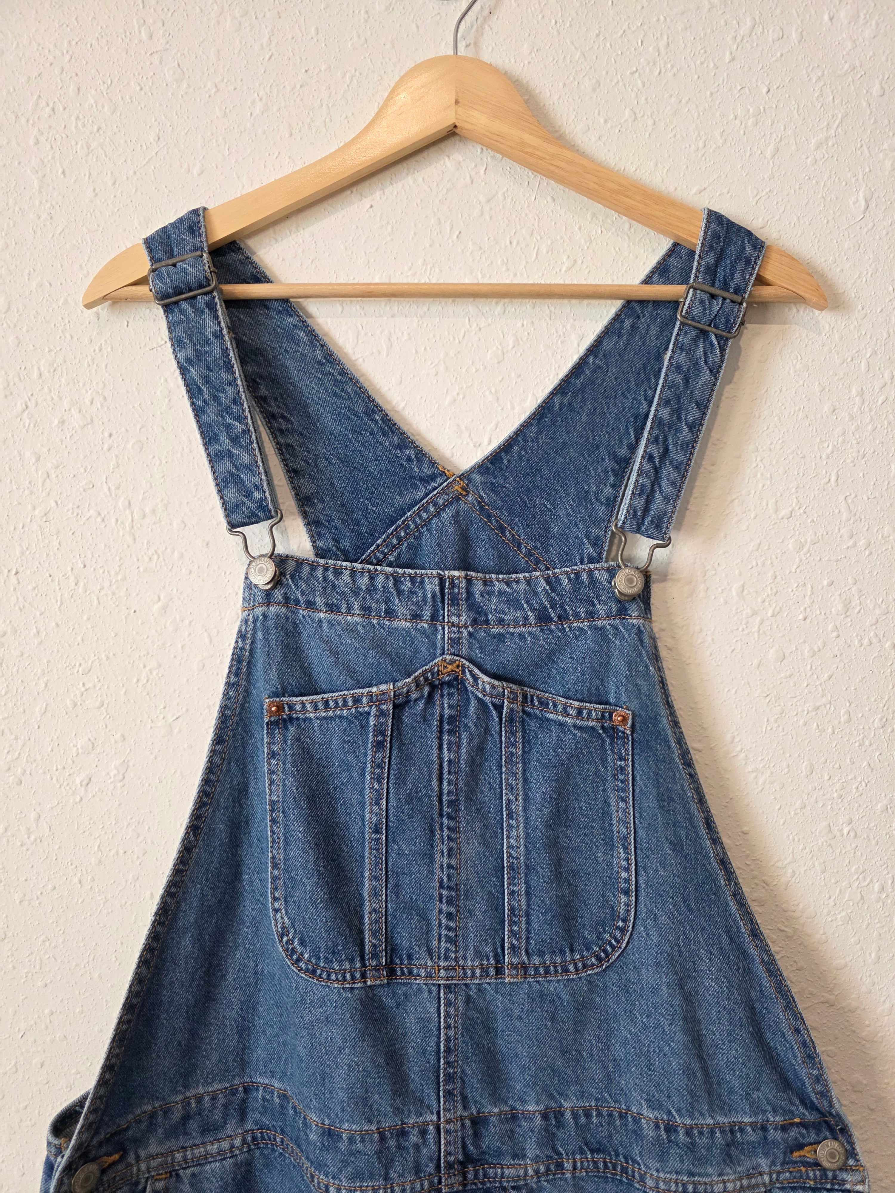 100% Cotton Denim Shortalls (XL)