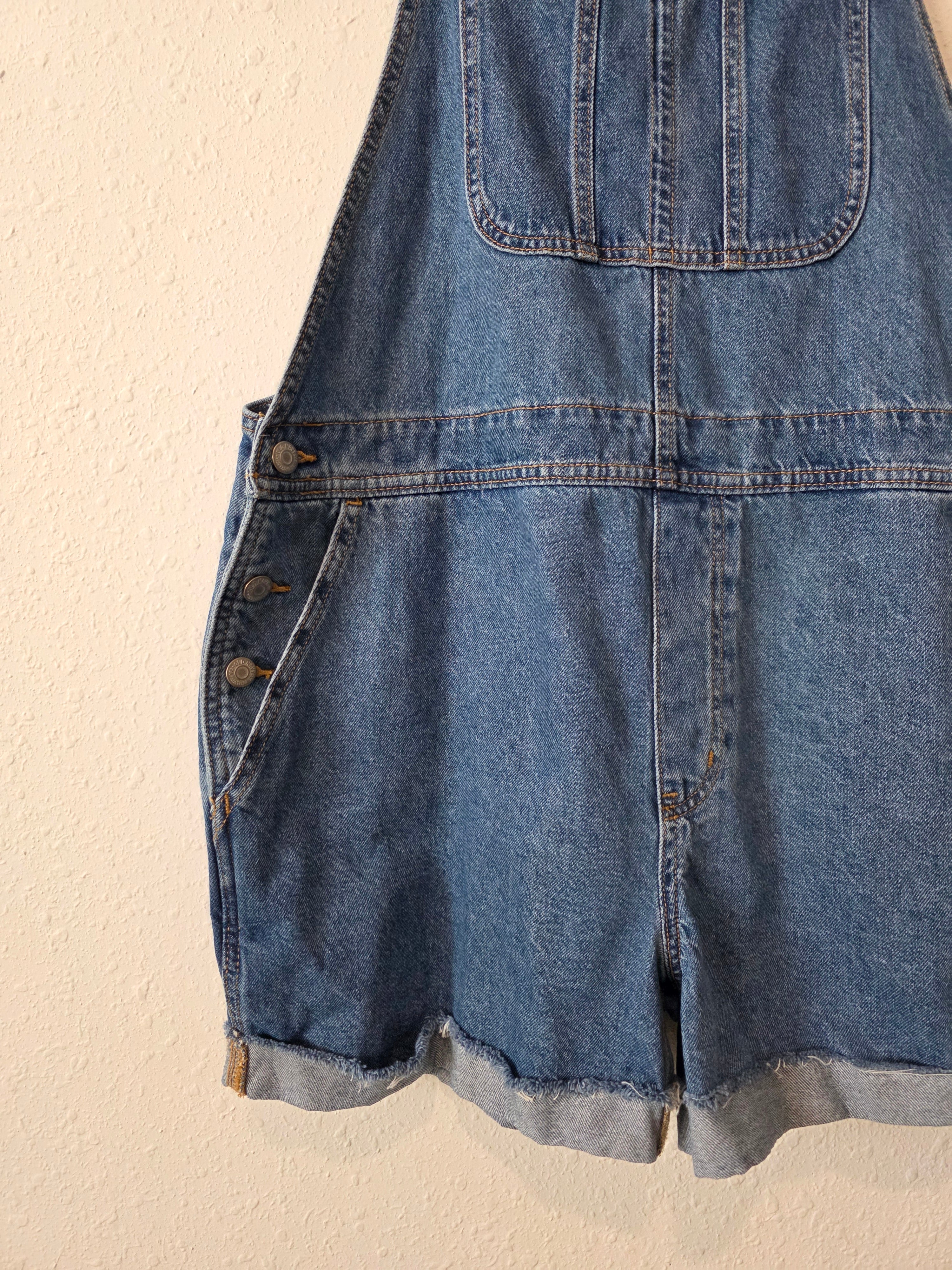 100% Cotton Denim Shortalls (XL)
