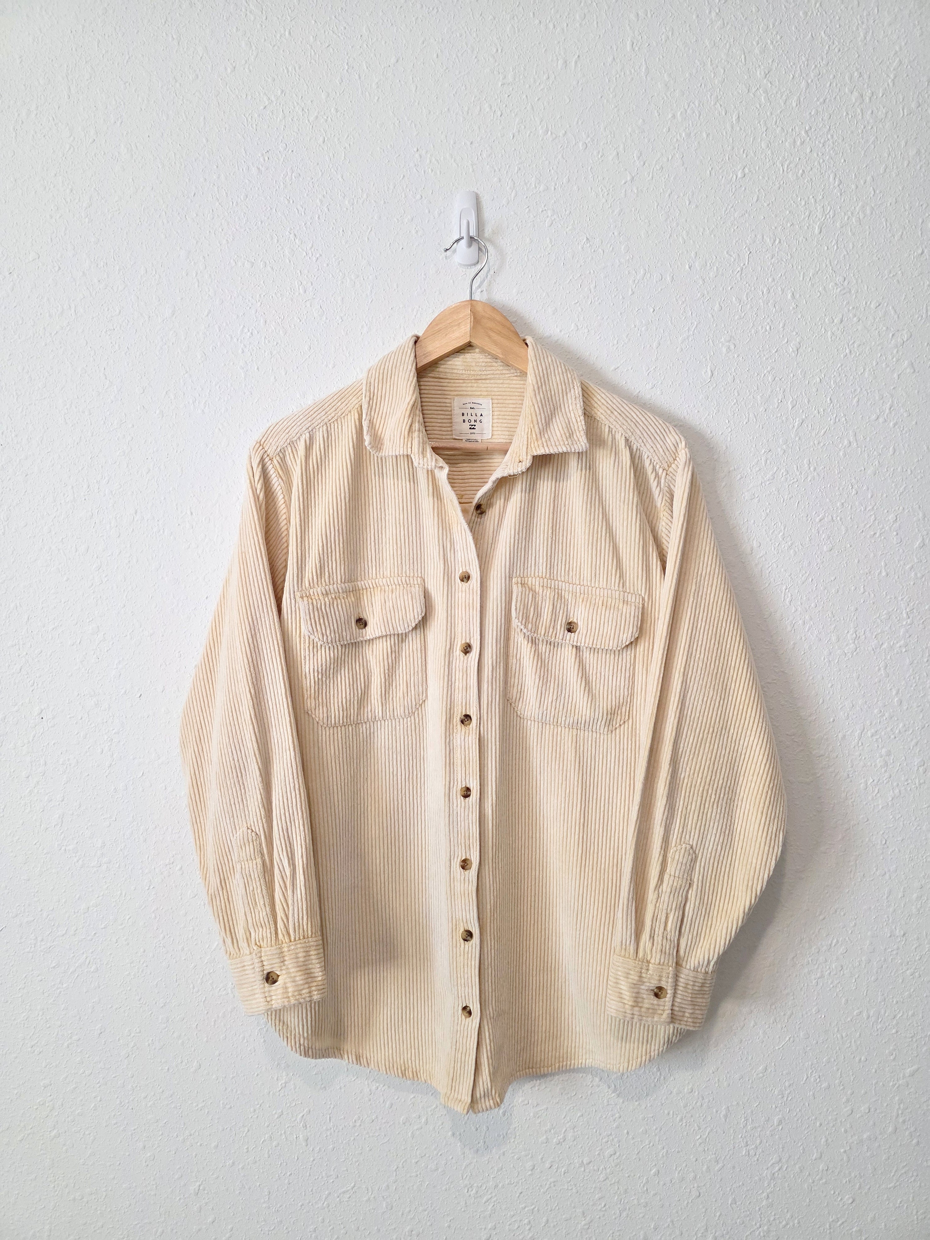 Billabong Corduroy Button Up (L)