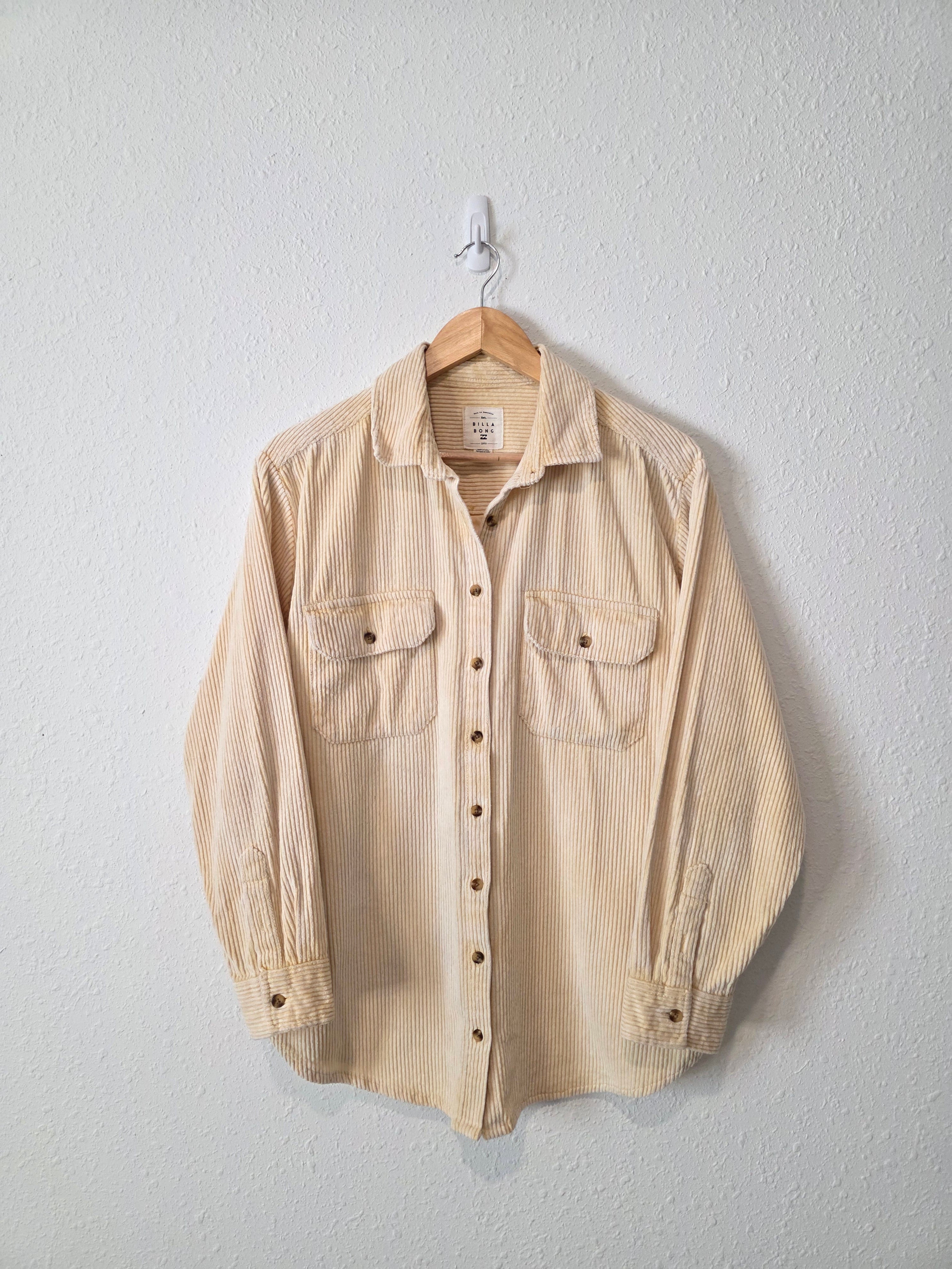Billabong Corduroy Button Up (L)