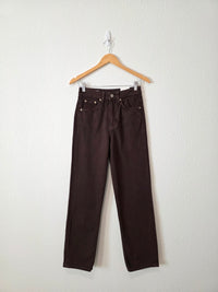 NEW Zara Chocolate Brown Jeans (0)