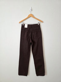 NEW Zara Chocolate Brown Jeans (0)