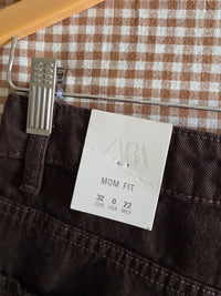 NEW Zara Chocolate Brown Jeans (0)