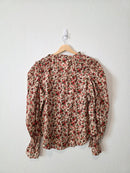 Free People Cotton Floral Blouse (S)