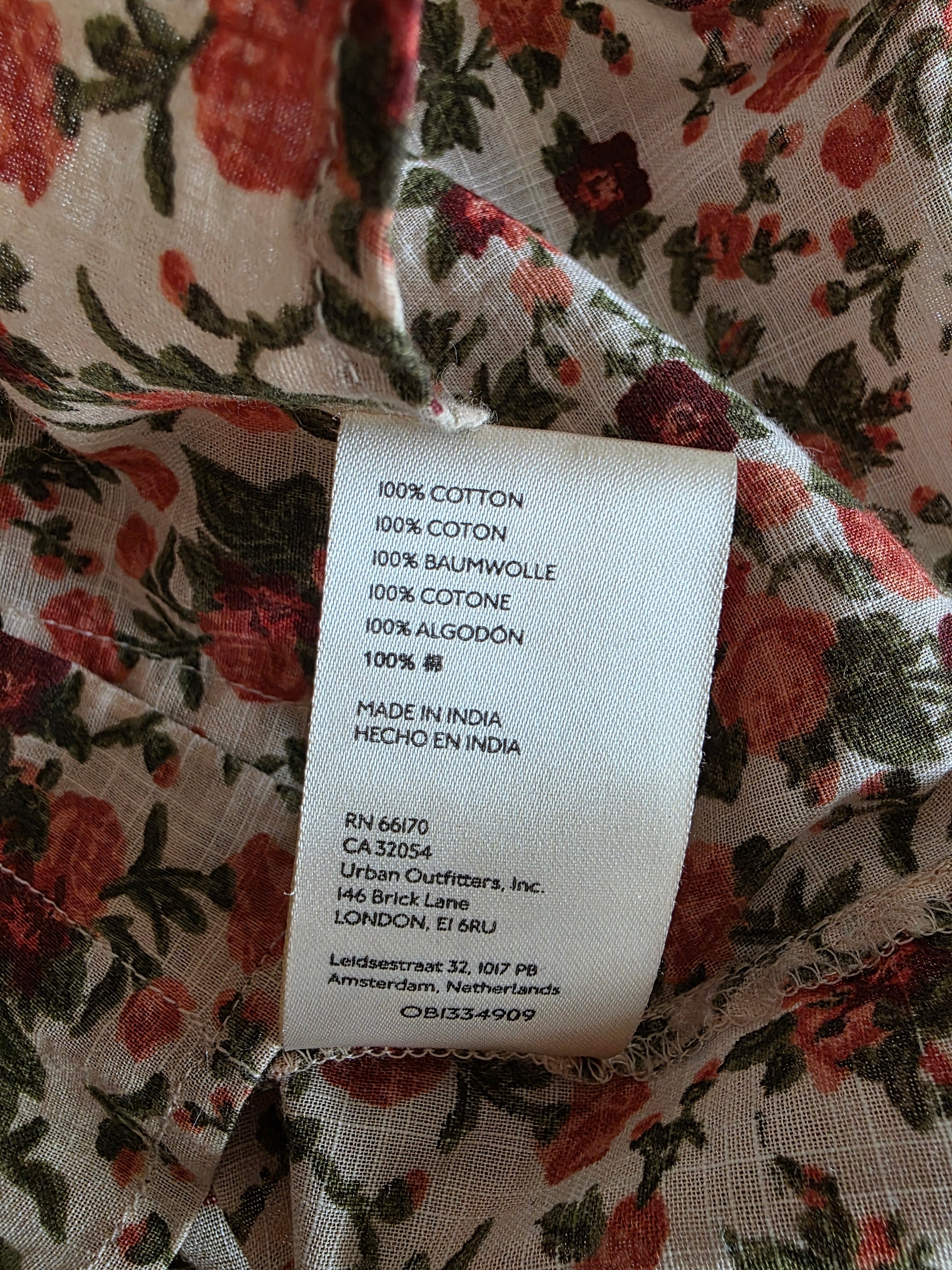 Free People Cotton Floral Blouse (S)