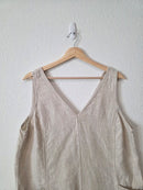 Athleta Oat Linen Romper (L)