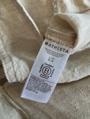Athleta Oat Linen Romper (L)