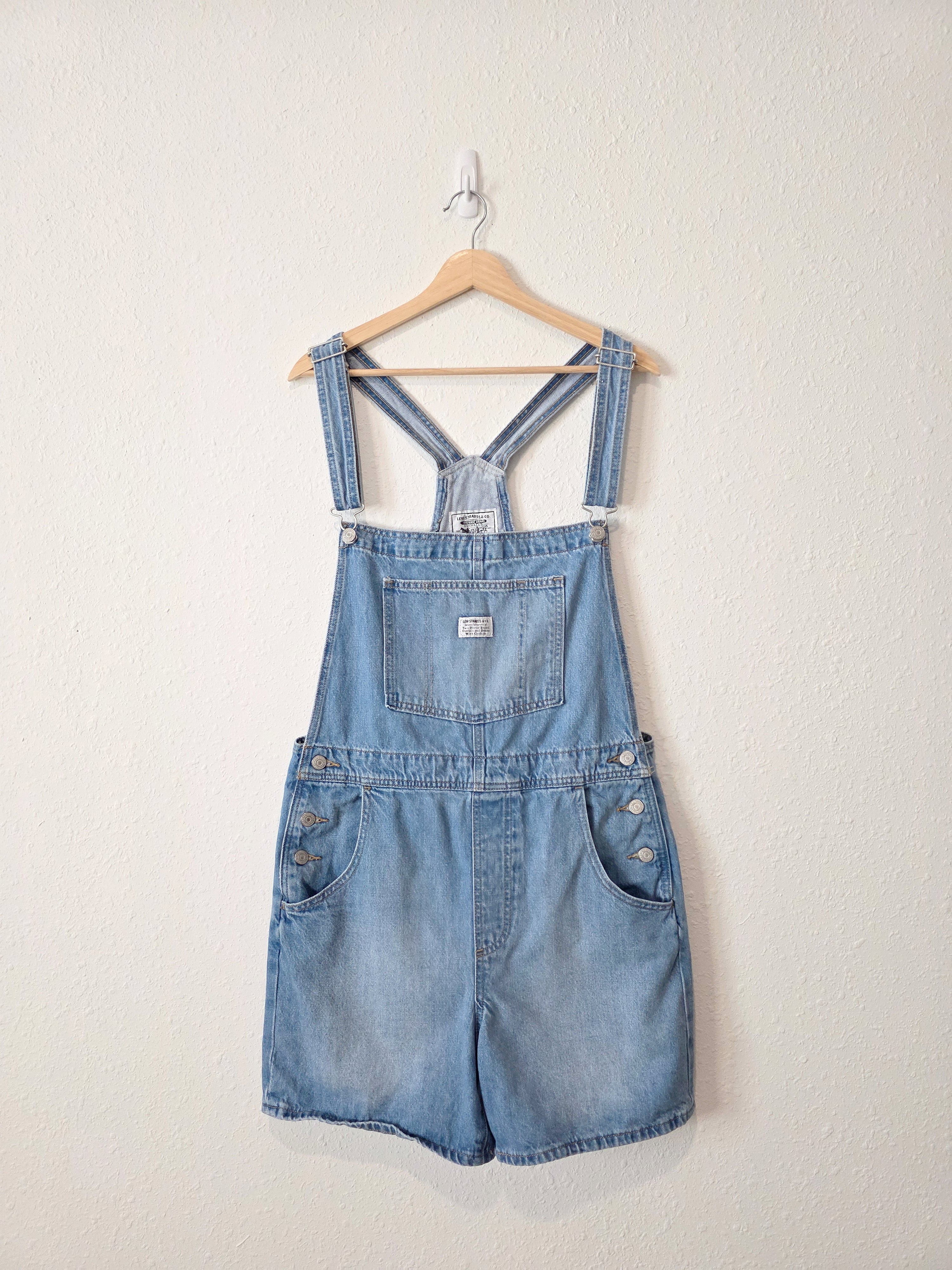 Levi's Relaxed Denim Shortalls (L)