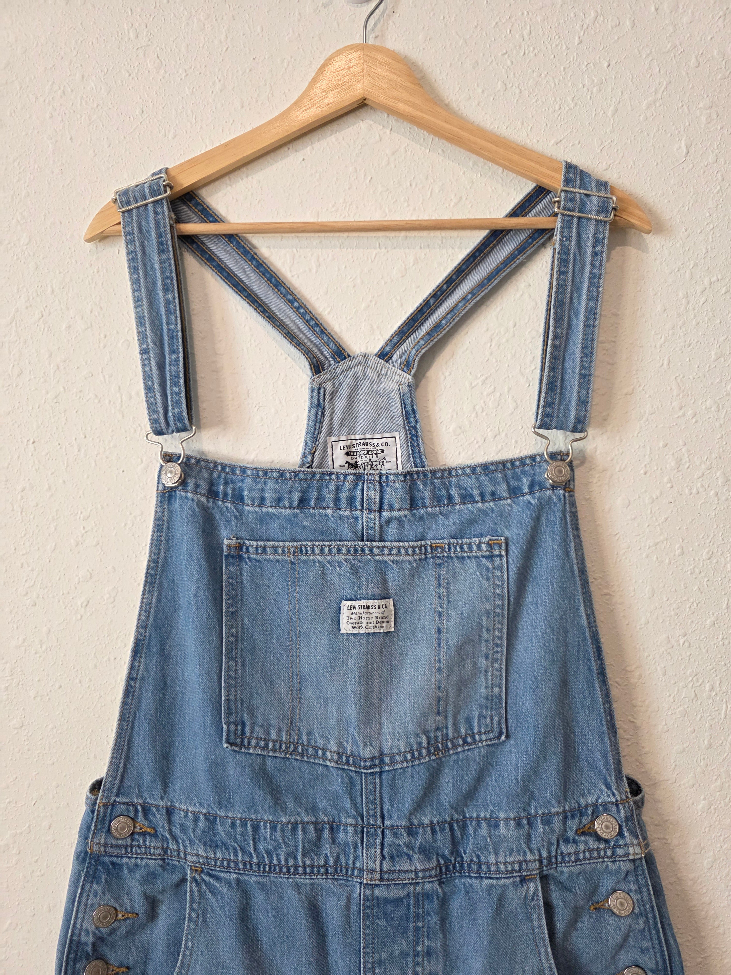 Levi's Relaxed Denim Shortalls (L)