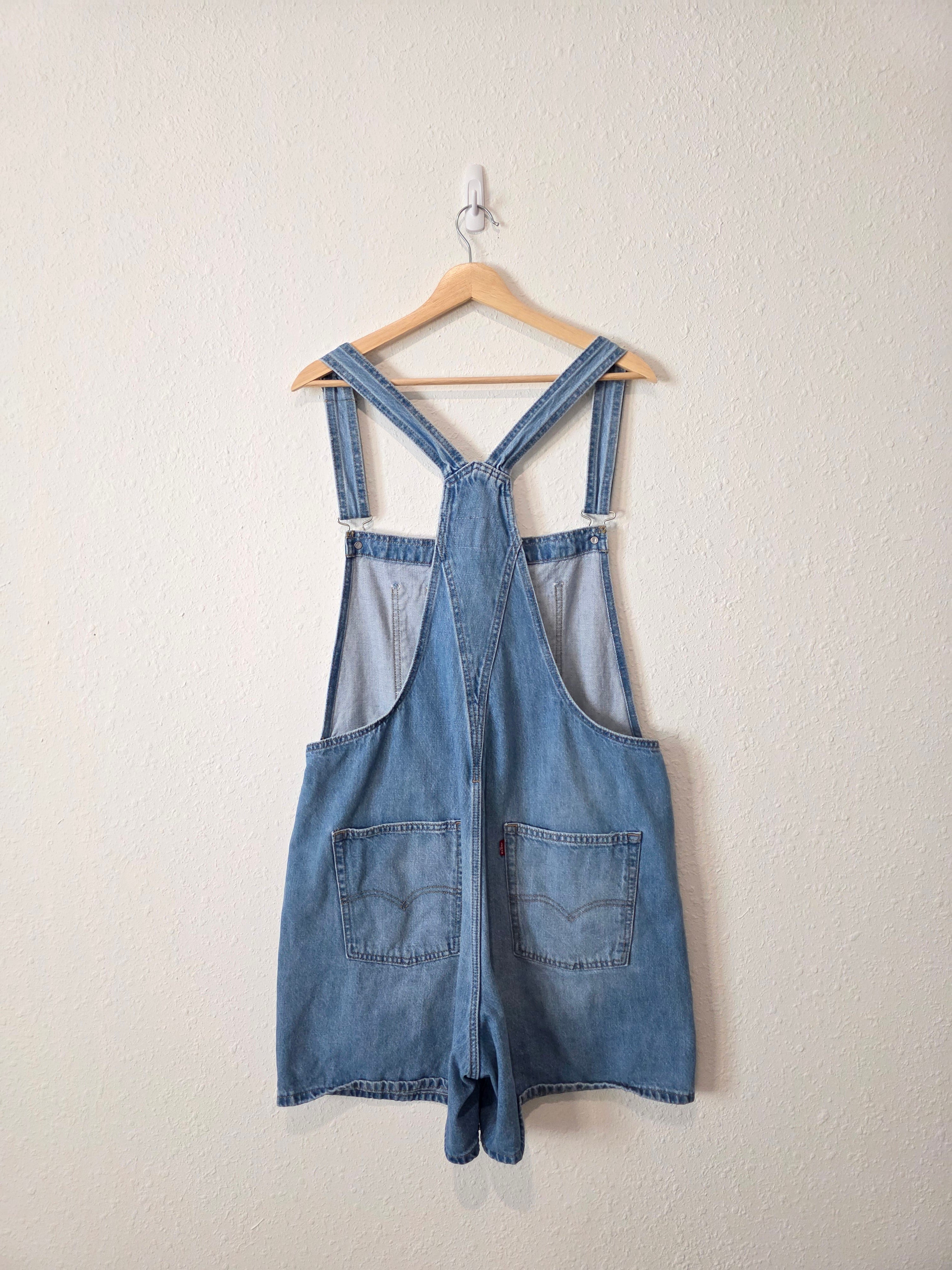 Levi's Relaxed Denim Shortalls (L)
