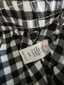 Gingham Straight Drawstring Pants (20W)