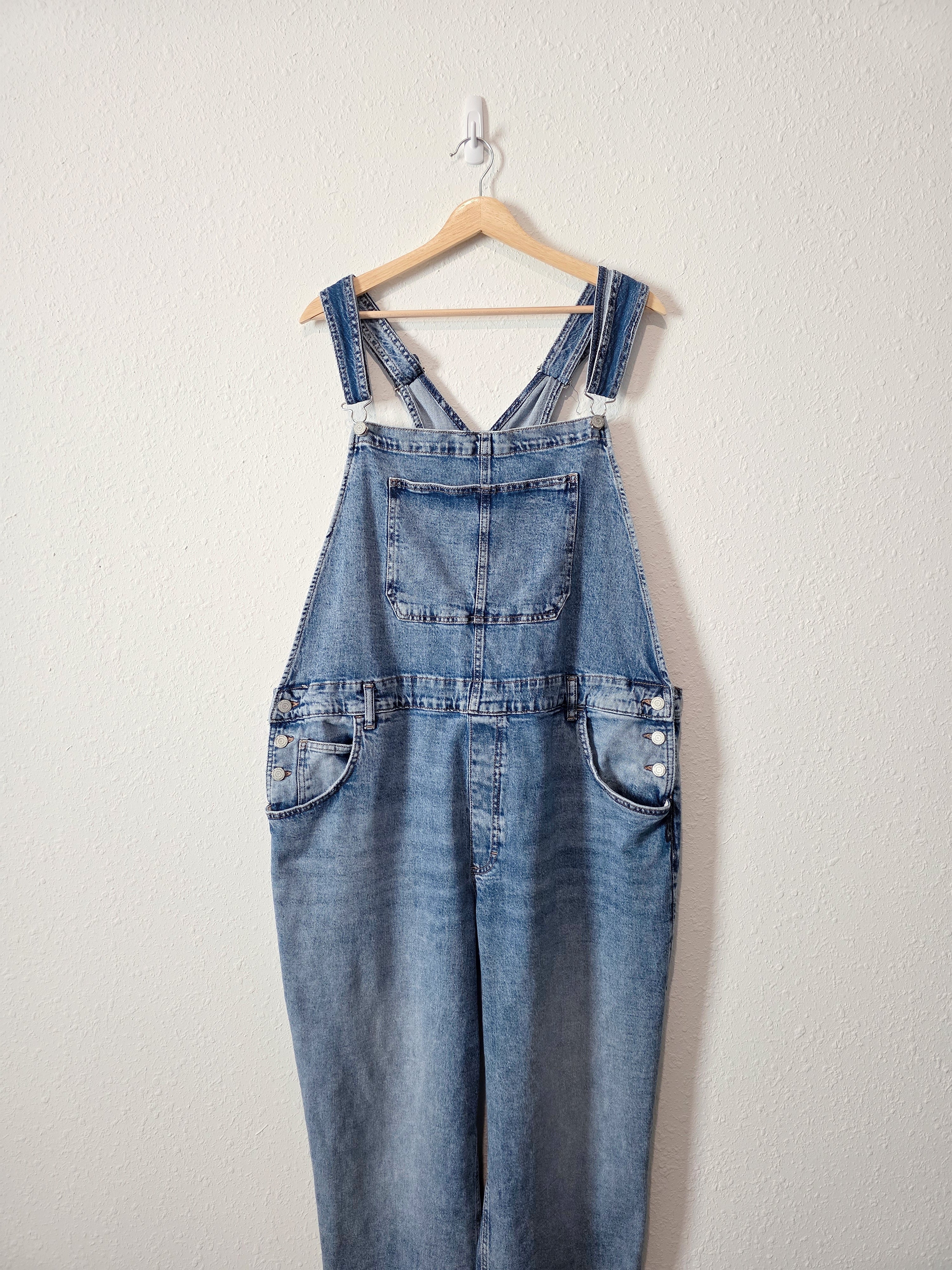 Baggy Denim Overalls (2X)