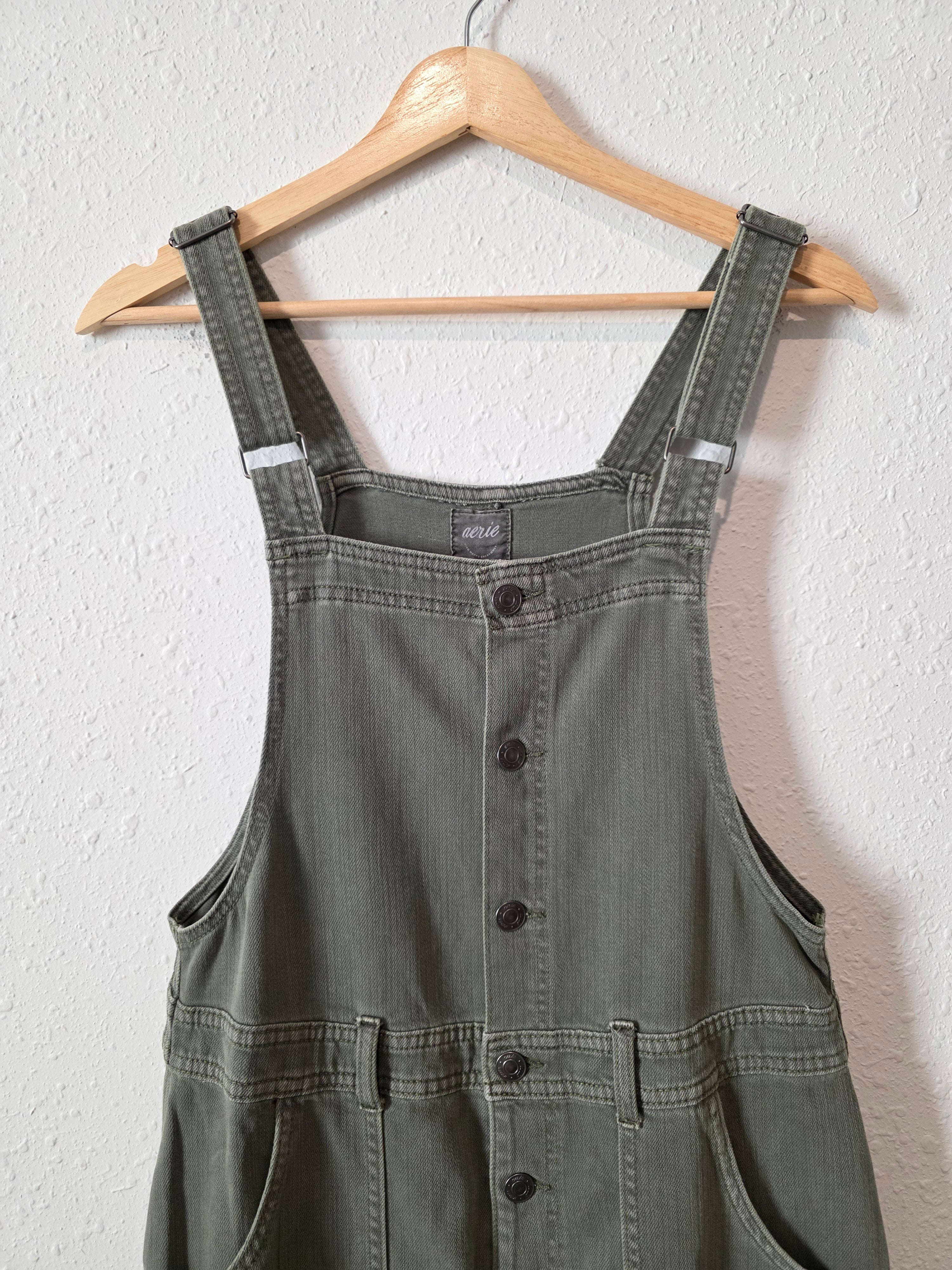 Aerie Wide Leg Overalls (M)