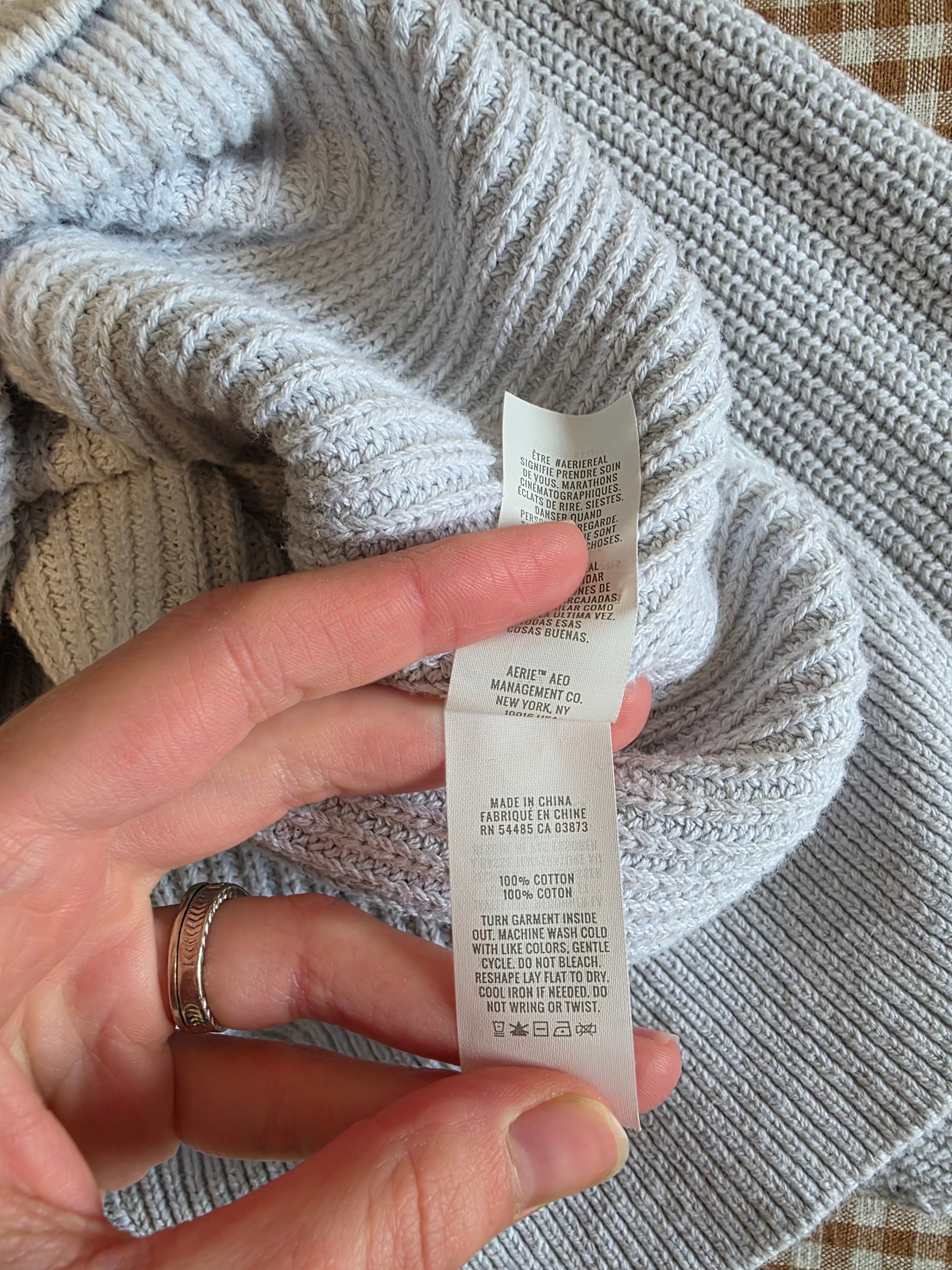 Aerie Oversized Ribbed Sweater (XS)