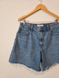 Abercrombie Loose Denim Shorts (29)