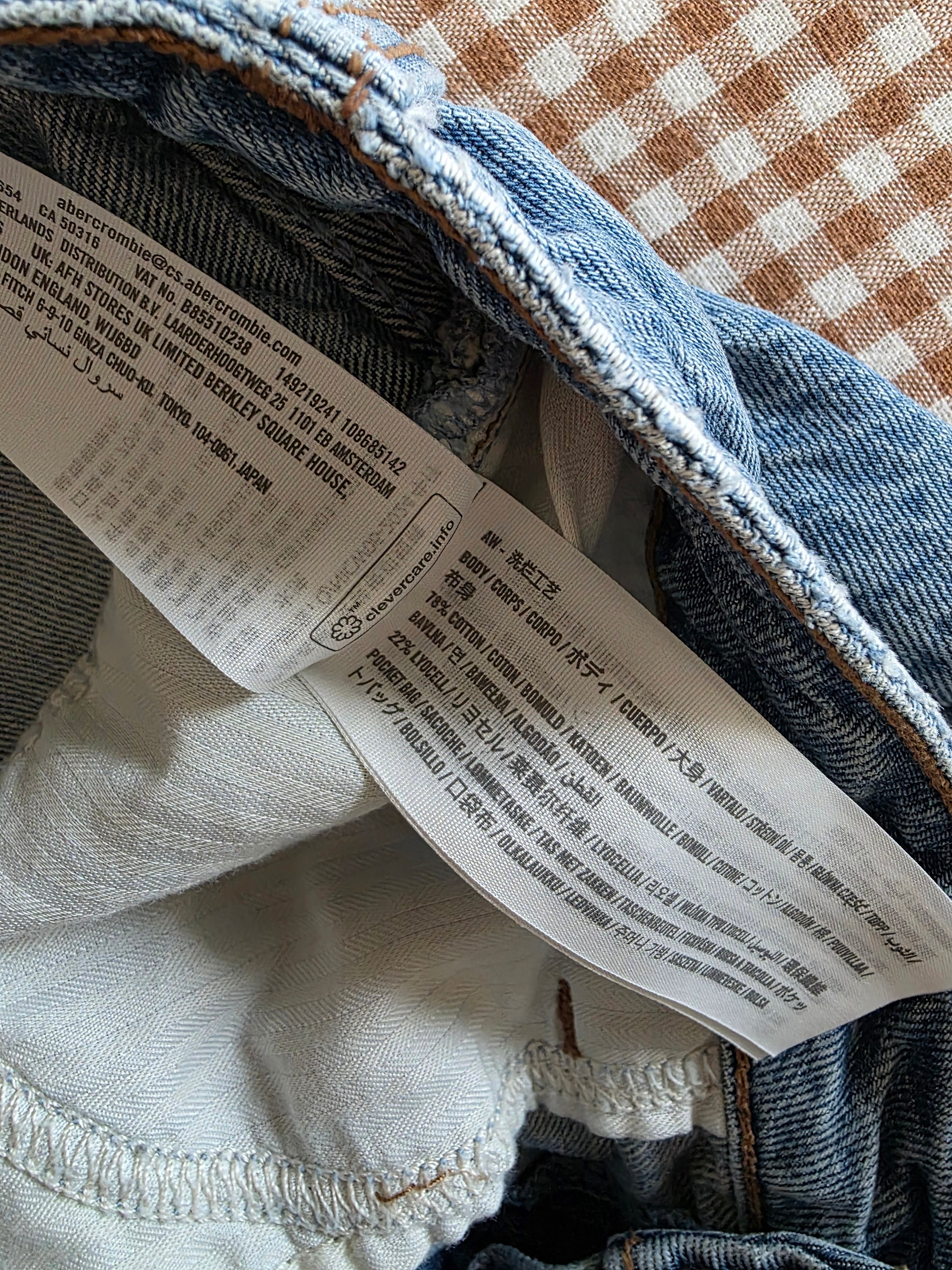 Abercrombie Loose Denim Shorts (29)