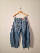 Free People Relaxed Barrel Jeans (28)