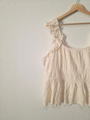 NEW Eyelet Smocked Tank (XXL)