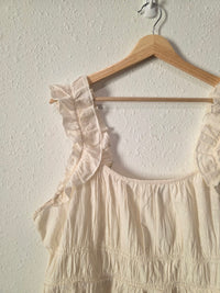 NEW Eyelet Smocked Tank (XXL)